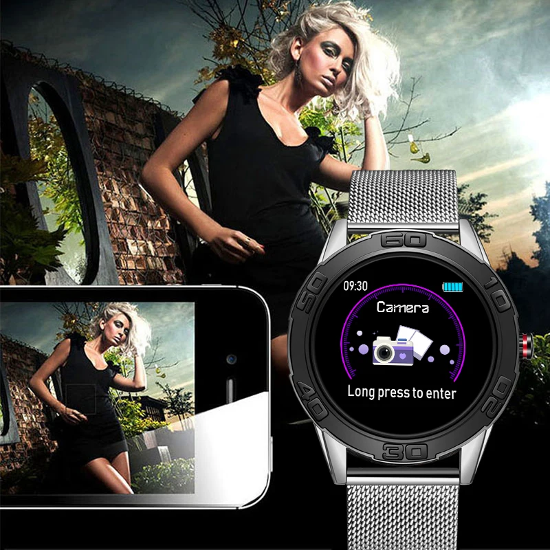 LIGE Smart Hodinky Muži Ženy Krokomer Srdcovej frekvencie, Krvného Tlaku Monitor Nepremokavé Oceľový Pás Smartwatch Športové Multifunkčné Režim 5
