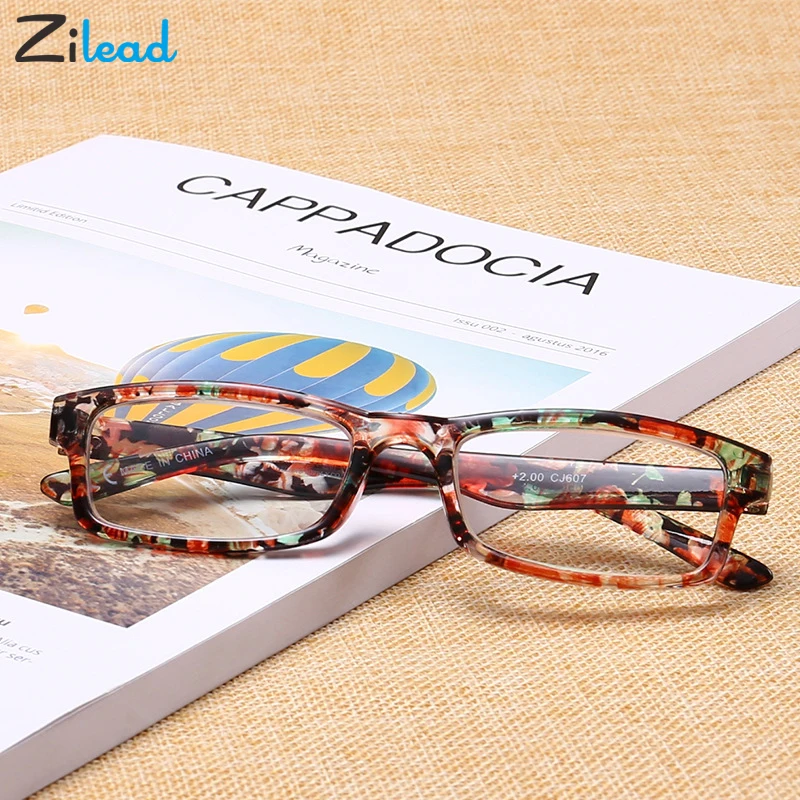 Zilead Presbyopia Okuliare Ženy Muži Ľahké Okuliare Na Čítanie Lacné Dioptrické Okuliare Plastové Reader Okuliare +1 1.5 2 2.5 3 3.5 4 5