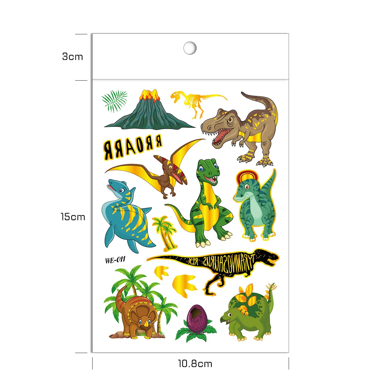 16 Druh Dinosaurus Dino Rev Jurský Svet Deti Falošné Dino Tetovanie Jungle Zvieratá Safari Lesné Lesné Dinosaura Narodeninovej Party 3