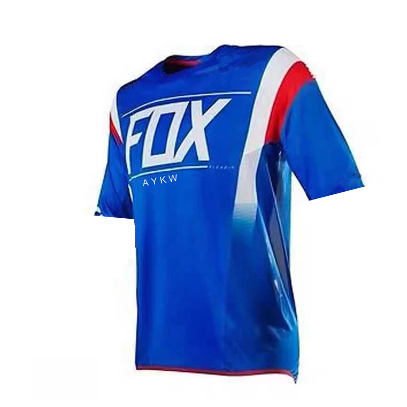 2021 pánske, Krátky Rukáv T-Shirt, Y K W FOX Horskom Bicykli alebo Motokros tepláková súprava Cyklistika dres mužov mtb jersey 2