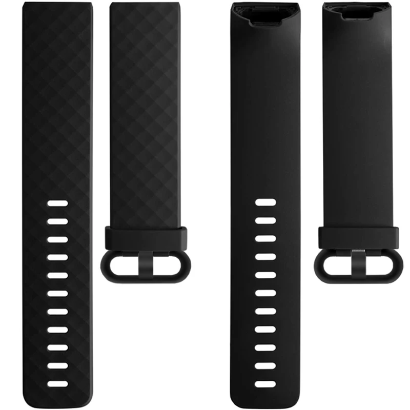 Silikónový Pásik na Zápästie Pre Fitbit Poplatok 4 3 Smart Band Náramok Na Nosenie trochu Charge3 Charge4 Sledovať Kožený Opasok Náramok na Zápästie 5