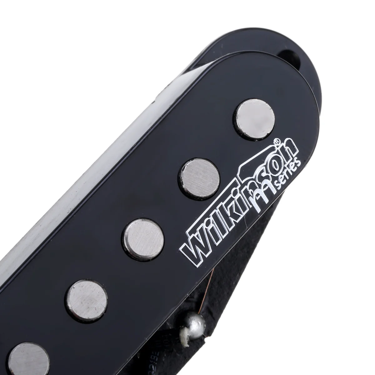 Wilkinson M Series High Output Alnico 5 Strat Single-Coil, Most Vyzdvihnutie na Stratocaster Elektrickú Gitaru, Čierne 1