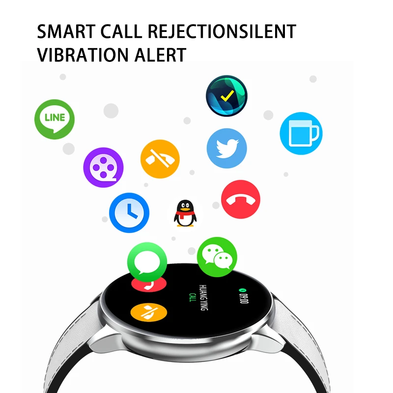 2021 Full Touch Smart Hodinky Ženy IP68 Vodotesný Náramok EKG Monitor Srdcového rytmu Spánku Monitorovanie Športové Smartwatch Pre Dámy 5