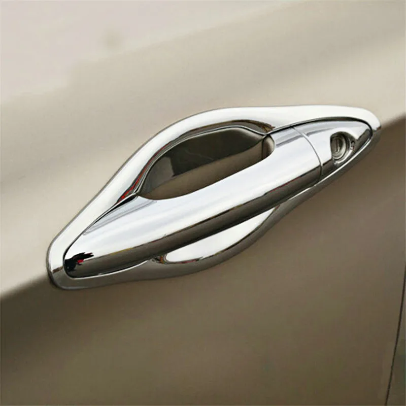 ABS Chrome Dverí Rukoväť Miska Dvere, rukoväť, Ochranné Pokrytie pokrýva Výbava Pre Hyundai IX35 rokov 2011-2016 Auto-styling 3