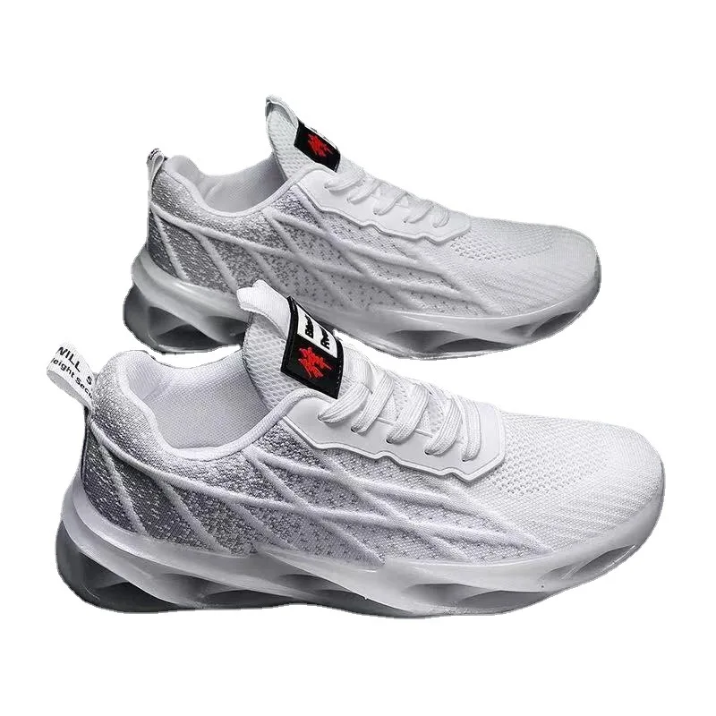 PROWOW 2021 lete nové ležérne topánky príliv topánky lietania tkané ľahký priedušný športové topánky pánske topánky mimo biele topánky 4