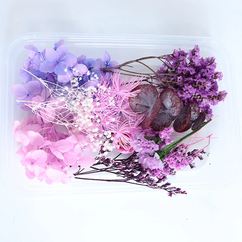 1 Box Farebné Reálne Sušené kvety Rastlín Pre Aromaterapiu Sviečka Epoxidové Živice Prívesok Náhrdelník Šperky Robiť Plavidlá DIY Príslušenstvo 3