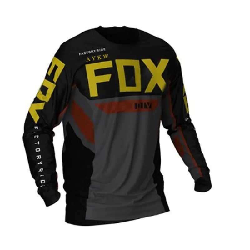 Fox Vtt Jersey Zjazdové T-Shirt Horský Bicykel, Motocykel Jersey Mens Mtb, Road Závodná Bicykli Jazda Na Bicykli Nosiť Oblečenie Krátke Tričko 1