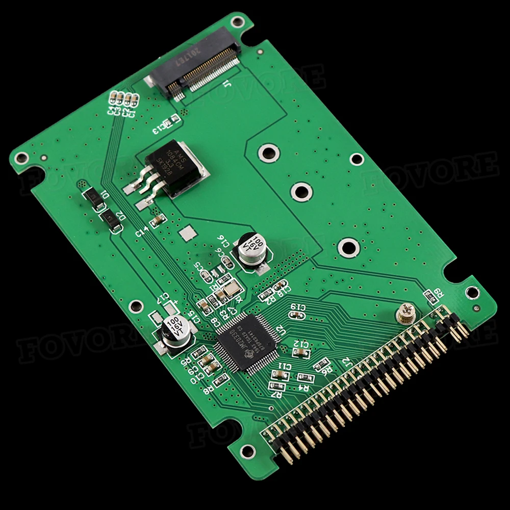 M. 2 NGFF SATA SSD 2,5 IDE 44pin Converter Adaptér s puzdrom, Čierna / Biela Farba SATAIII Konektor SDD Converter Karty Adaptéra 1