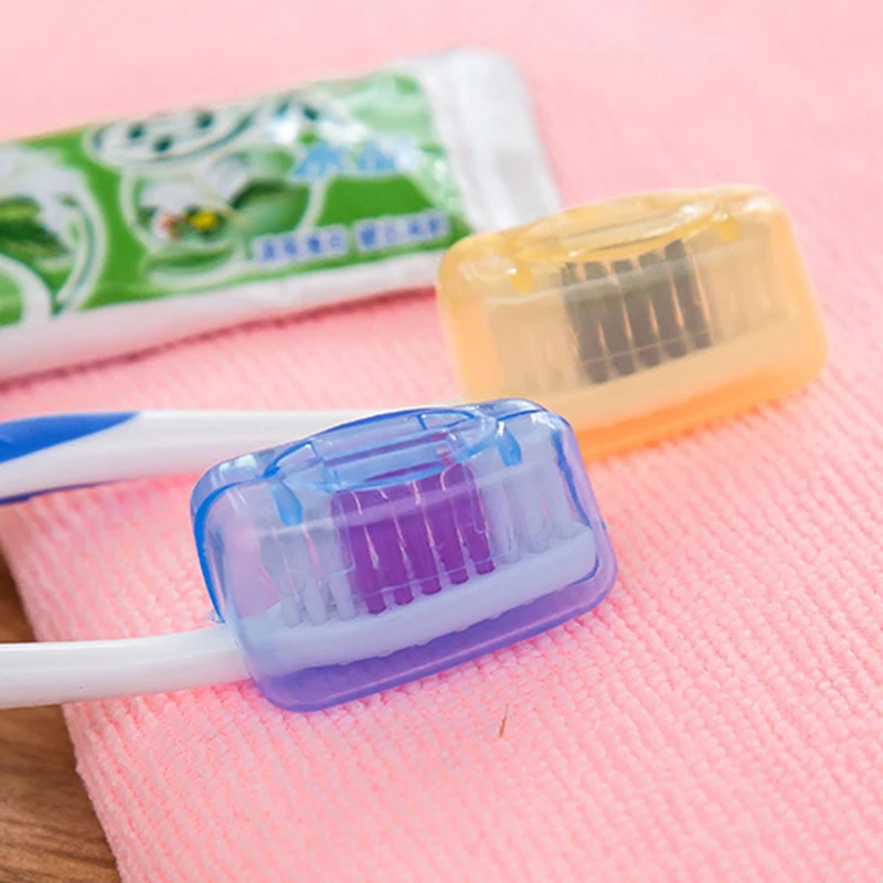 5 ks Prenosná Cestovná zubná Kefka Hlavu Držiteľ puzdro Umývanie Germproof Kefa Spp Chrániť kryt Toothbrushe Box 4