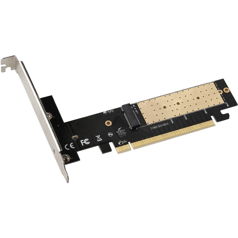 M. 2 PCIE X16 Adaptér M. 2 NVMe SSD NGFF DO PCIE 3.0 X16 Adaptér M Key Card Podpora PCI Express 3.0 x4 2230 - 2280 Veľkosť m.2 SSD 3