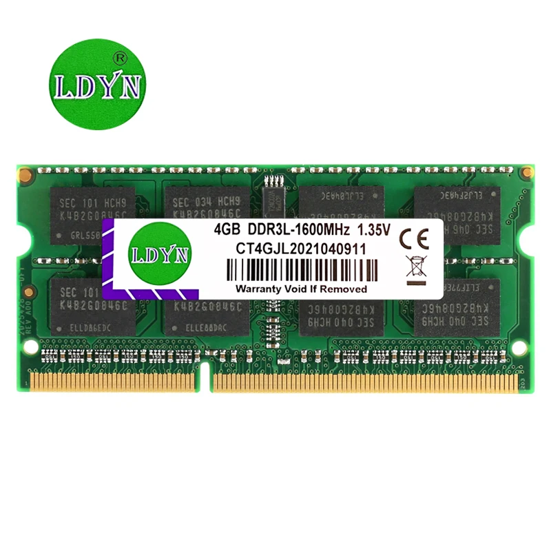 DDR3L RAM 2GB 4GB 8GB 1333Mhz 1600Mhz PC3-12800S Prenosný počítač pamäťový modul PC3-10600S 1.35 V Notebooku SODIMM ddr3 ram 0