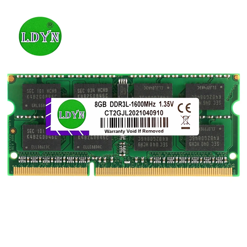 DDR3L RAM 2GB 4GB 8GB 1333Mhz 1600Mhz PC3-12800S Prenosný počítač pamäťový modul PC3-10600S 1.35 V Notebooku SODIMM ddr3 ram 3