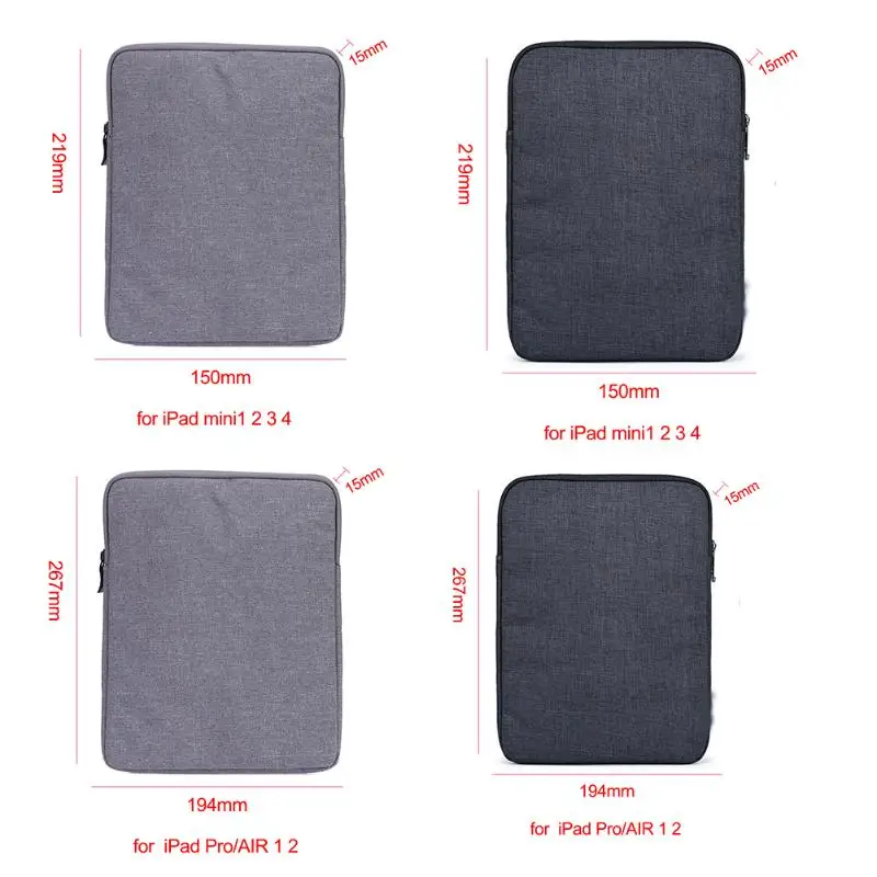 Shockproof Kabelka Tabliet Puzdro Taška pre iPad Mini 2 3 4 IPad Vzduchu 1/2 Pro Prípade Taška 2