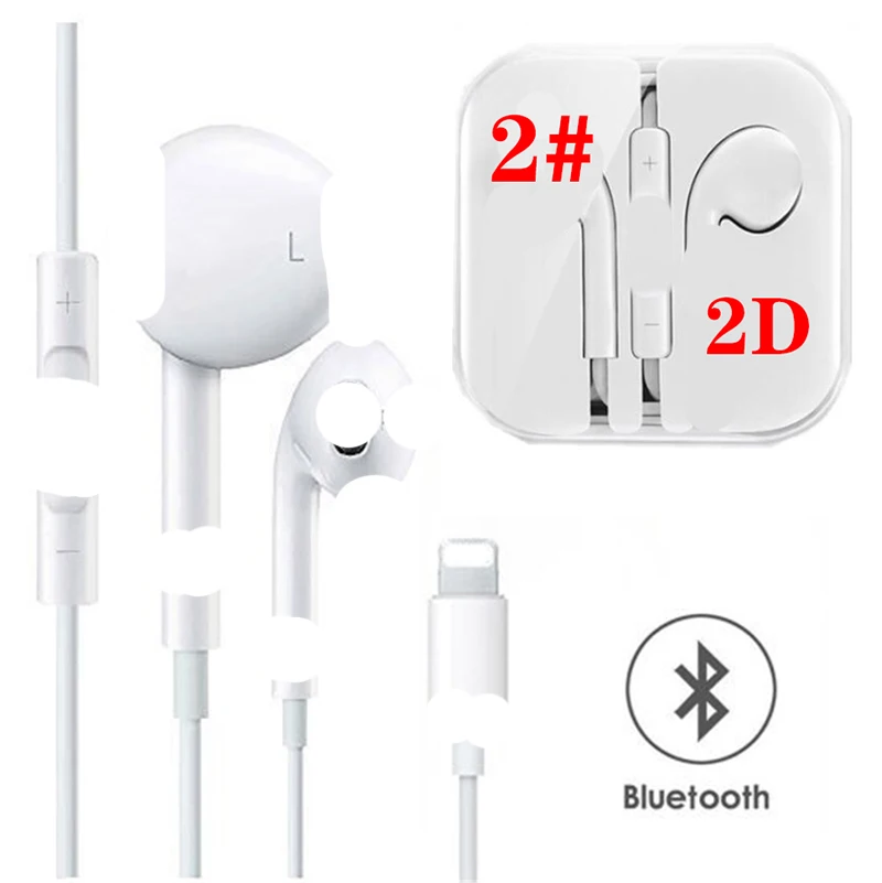 Káblové Slúchadlá Bluetooth Music Headset Pre Apple iPhone 12 11 Pro XR X XS Max 8 7 Plus Slúchadlá s Mikrofónom Slúchadlá 2