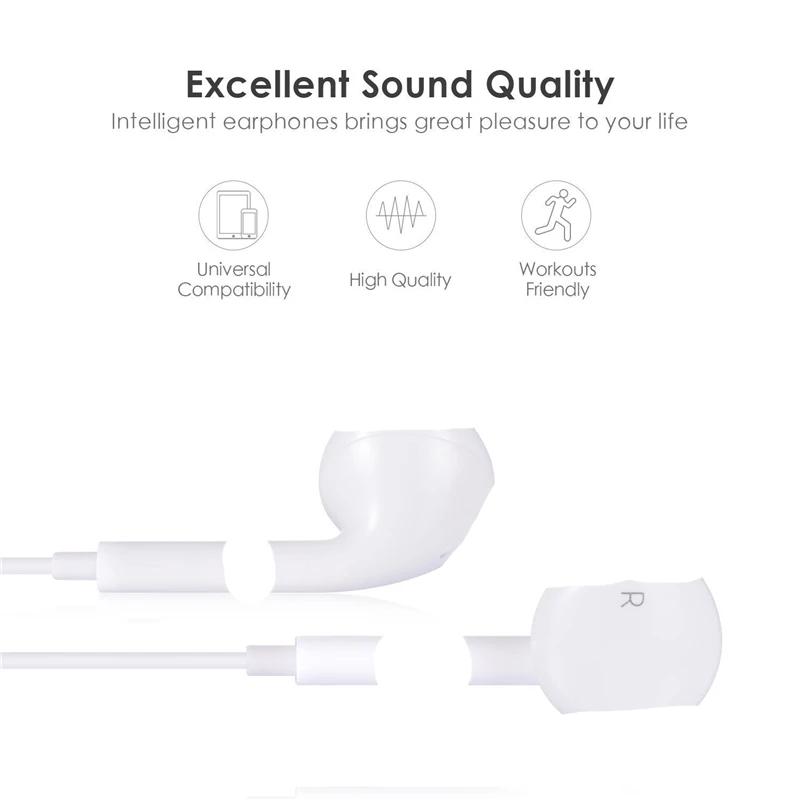 Káblové Slúchadlá Bluetooth Music Headset Pre Apple iPhone 12 11 Pro XR X XS Max 8 7 Plus Slúchadlá s Mikrofónom Slúchadlá 5
