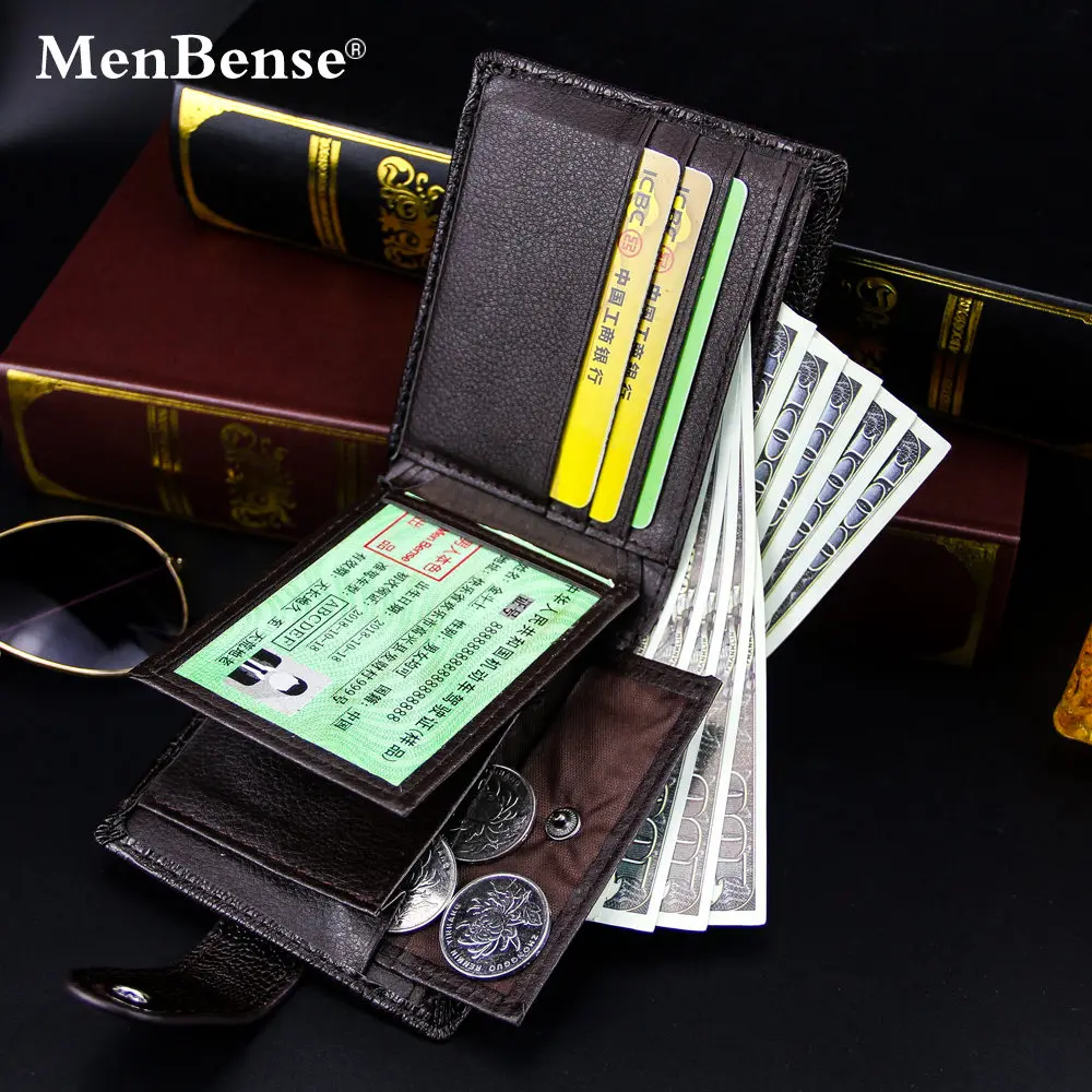 Pánske peňaženky, vyrobené z kože, kabelky krátke hasp portmoney slim port peniaze billeteras para hombre cuero carteira masculina 1