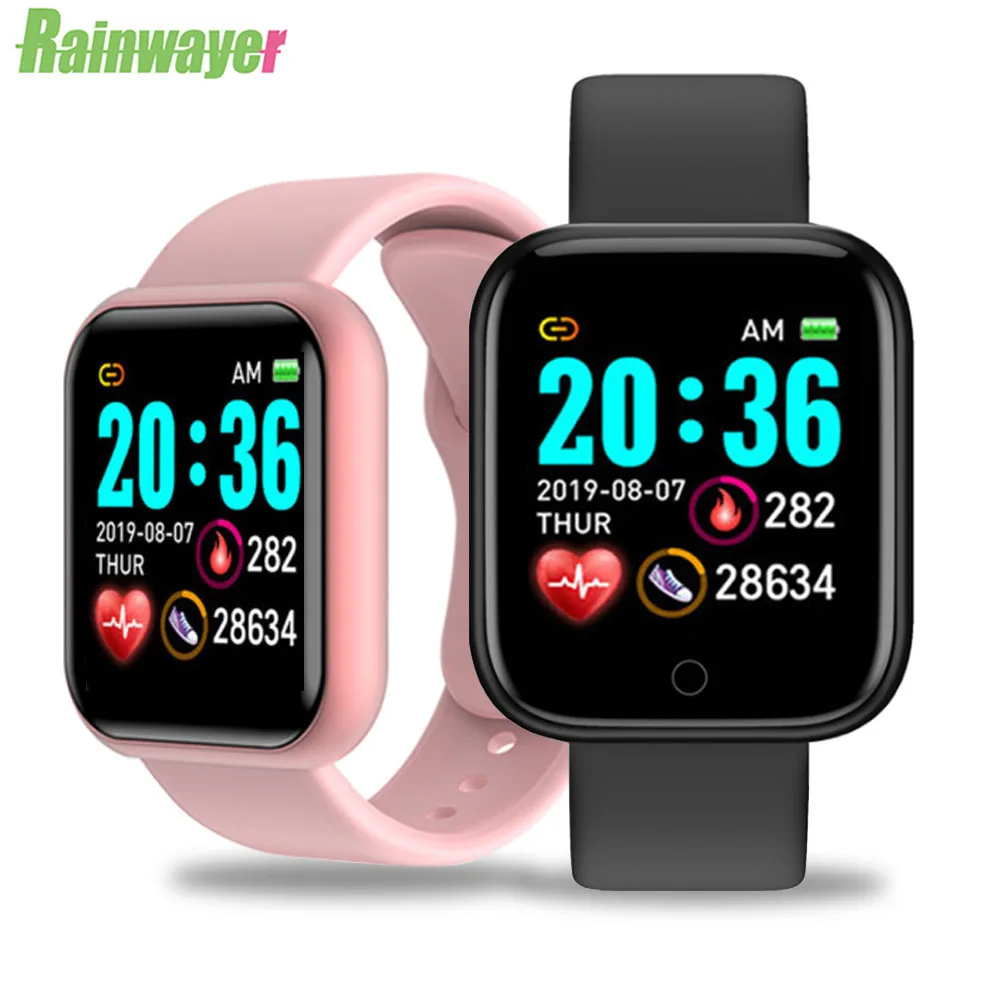 Rainwayer Smart Hodinky Vodotesné Bluetooth-kompatibilné Krvný Tlak Fitness Sledovanie Tepovej frekvencie Smartwatch Pre Apple IOS 2