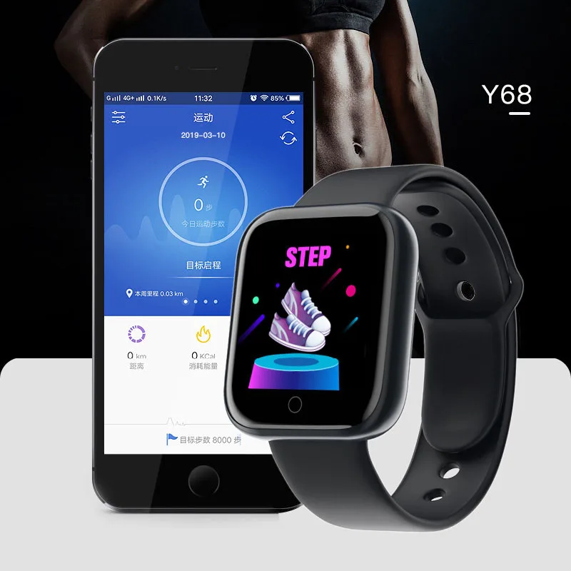Rainwayer Smart Hodinky Vodotesné Bluetooth-kompatibilné Krvný Tlak Fitness Sledovanie Tepovej frekvencie Smartwatch Pre Apple IOS 3