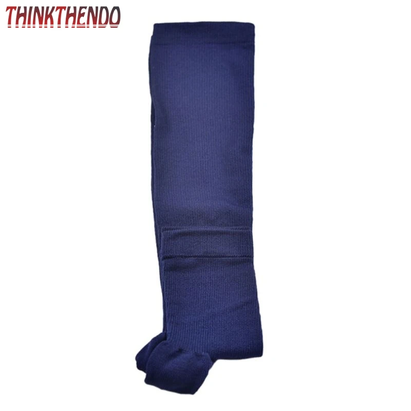 Ženy, Muži Unisex Otvorené Prst Kolená Vysoké Ponožky Nohu Podporu Teplejšie Bolestiach Terapeutické Anti-Únava Šport Kompresné Pančuchy 0