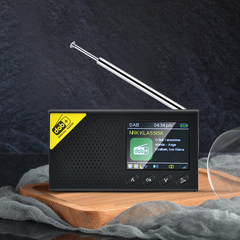 Mini Dab Rádio Prenosné Digitálne Rádio DAB/DAB+ A FM Prijímač Multifunkčné Nabíjateľná Ľahký Domov Rádio 5
