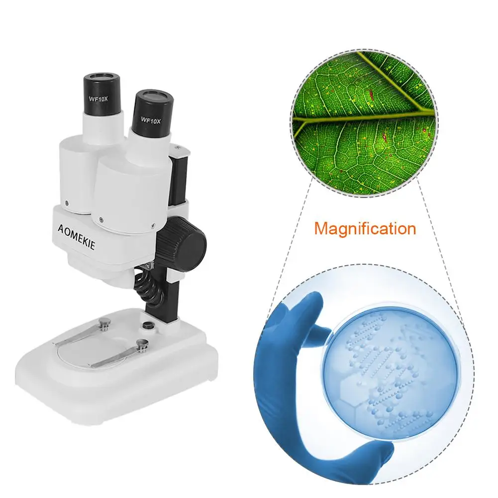Binokulárne Stereo Mikroskopom Nástroj Mobilný Telefón Opravy Minerálnych LED Svetlá PCB SolderWatching pre Experiment Bezpečnosti Ozdoby 2