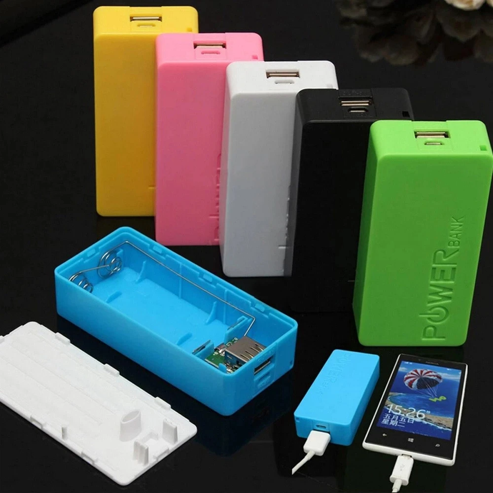 5600mAh 2X 18650 USB Power Bank Nabíjačka Prípade Box DIY Pre iPhone Pre Chytré telefóny, MP3 Elektronické Mobile Nabíjania 3