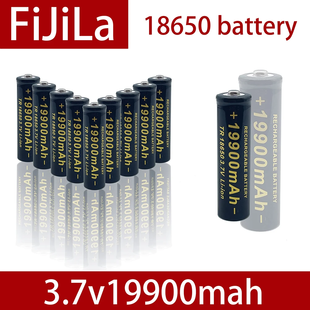 Nový 18650 Lítiové Batérie Baterka 18650 Nabíjateľná Batéria 3,7 V 19900 Mah pre Baterka + nabíjačka 4
