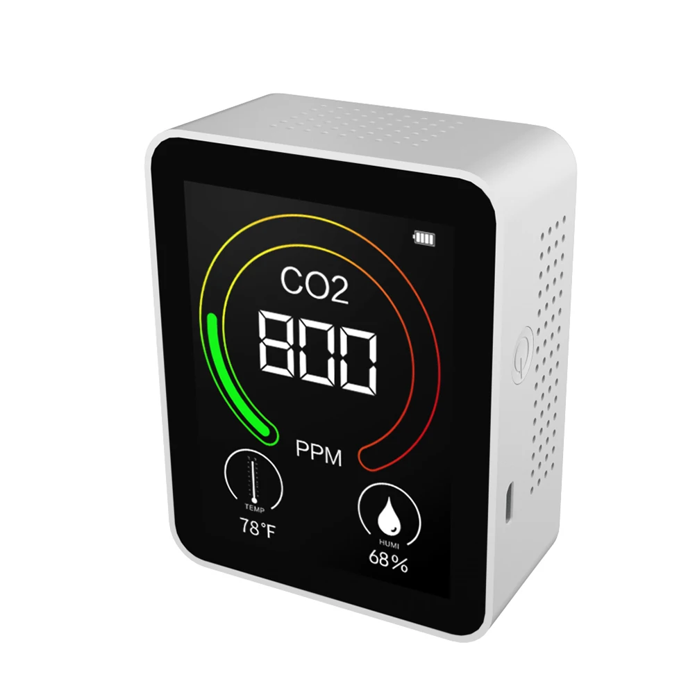 CO2 Meter Digitálne Teplota Vlhkosť vzduchu Snímač Tester Kvality Ovzdušia Monitor Detektor Plynu CO2 Meter Teplota Vlhkosť Tester 3