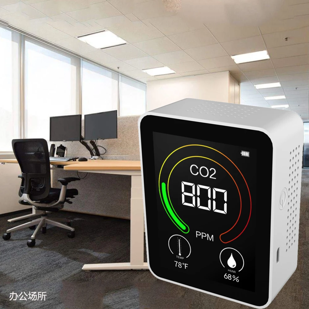 CO2 Meter Digitálne Teplota Vlhkosť vzduchu Snímač Tester Kvality Ovzdušia Monitor Detektor Plynu CO2 Meter Teplota Vlhkosť Tester 4