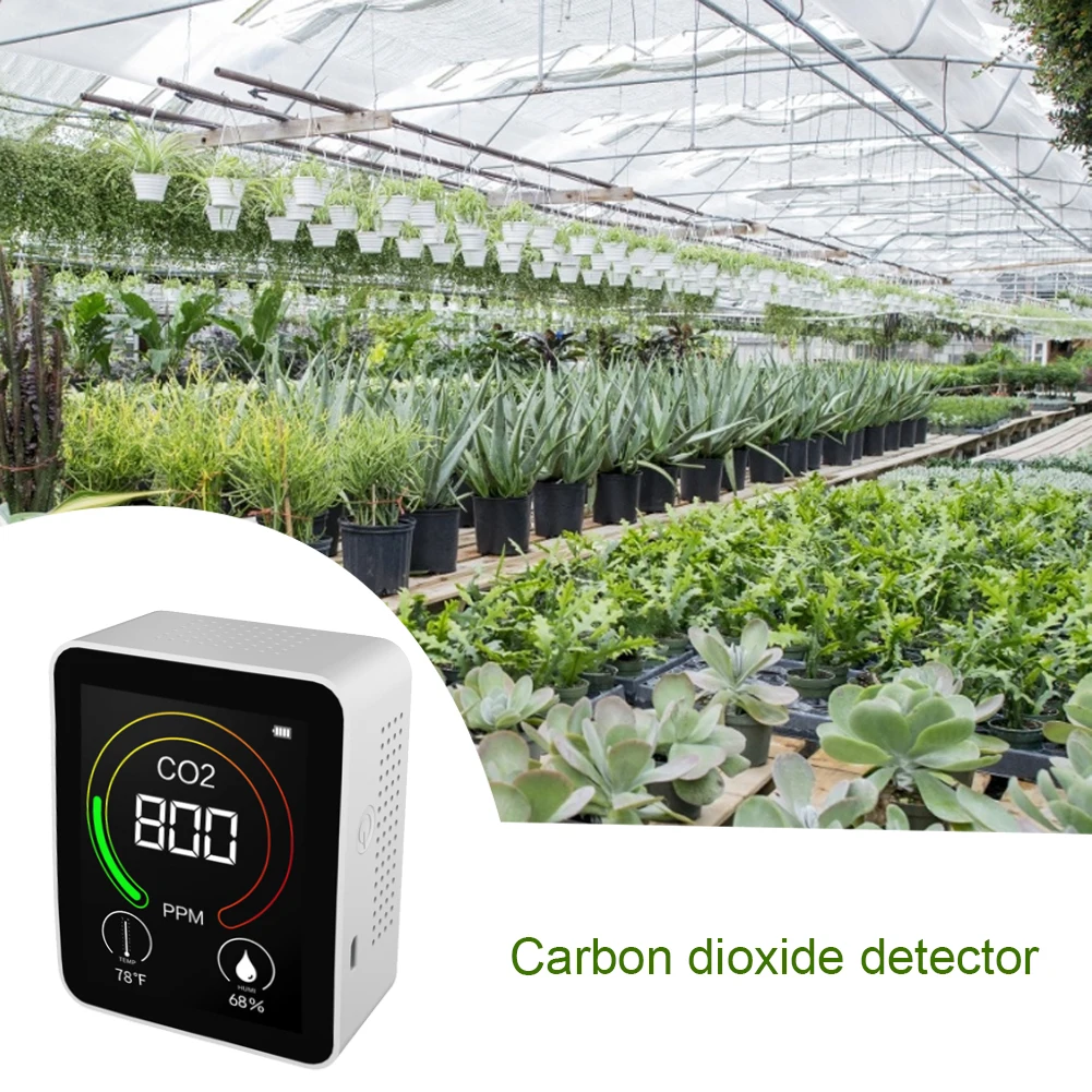 CO2 Meter Digitálne Teplota Vlhkosť vzduchu Snímač Tester Kvality Ovzdušia Monitor Detektor Plynu CO2 Meter Teplota Vlhkosť Tester 5