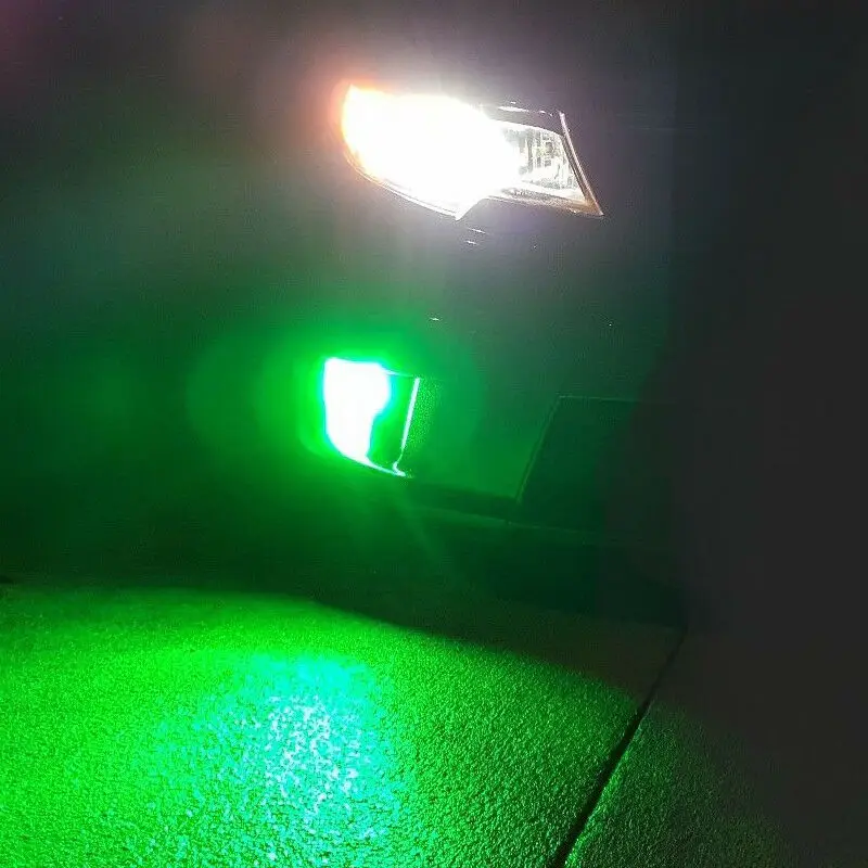 Super Svetlé Auto Svetlá Zelená H11 H8 Truck Vodičské Hmlové Svetlá LED Žiarovky 3