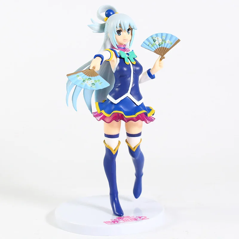 Aqua Japonské Anime Obrázok KonoSuba Božie Požehnanie na Tento Nádherný Svet Konosuba PVCFigurine Model Bábiky 5