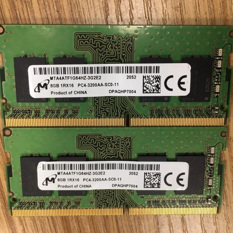 Micron memoria DDR4 8GB 3200MHz RAM 8GB 1RX16 PC4-3200AA-SCO-11 DDR4 3200MHz 8GB pamäť Notebooku notebook ram 260PIN 1.2 V 1