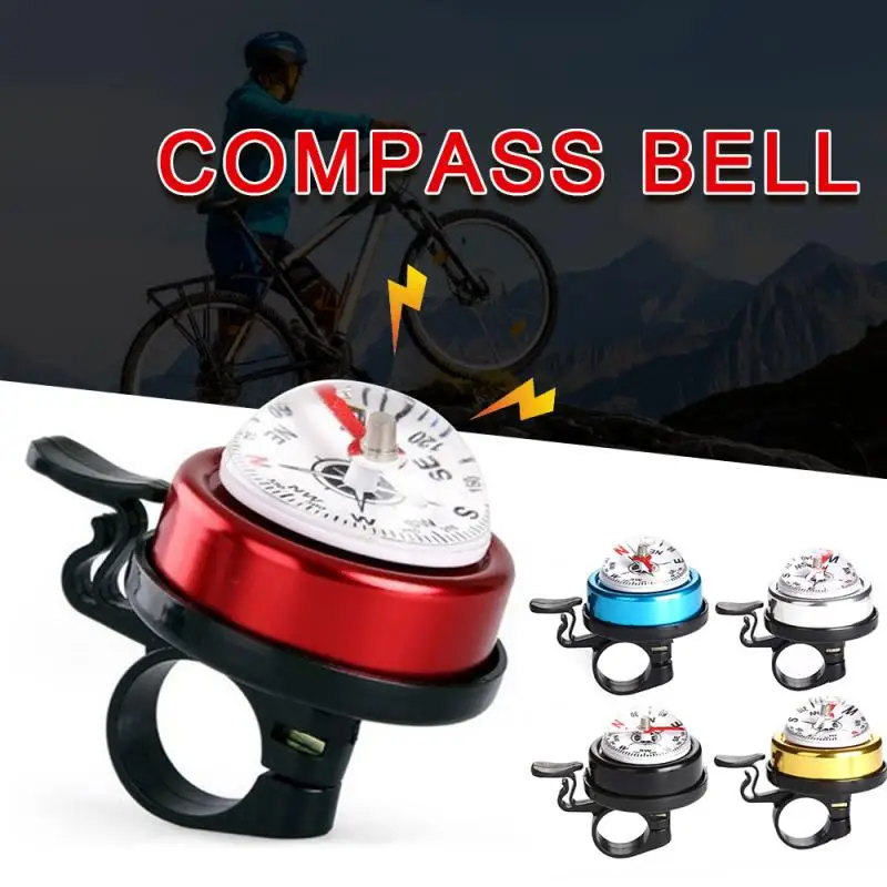 1pcs Požičovňa Bell Hliníkovej Zliatiny Krúžok Bell Horn Zvukový Alarm Horský Bicykel, Auto Bell Kompas Bell Koni Príslušenstvo 5