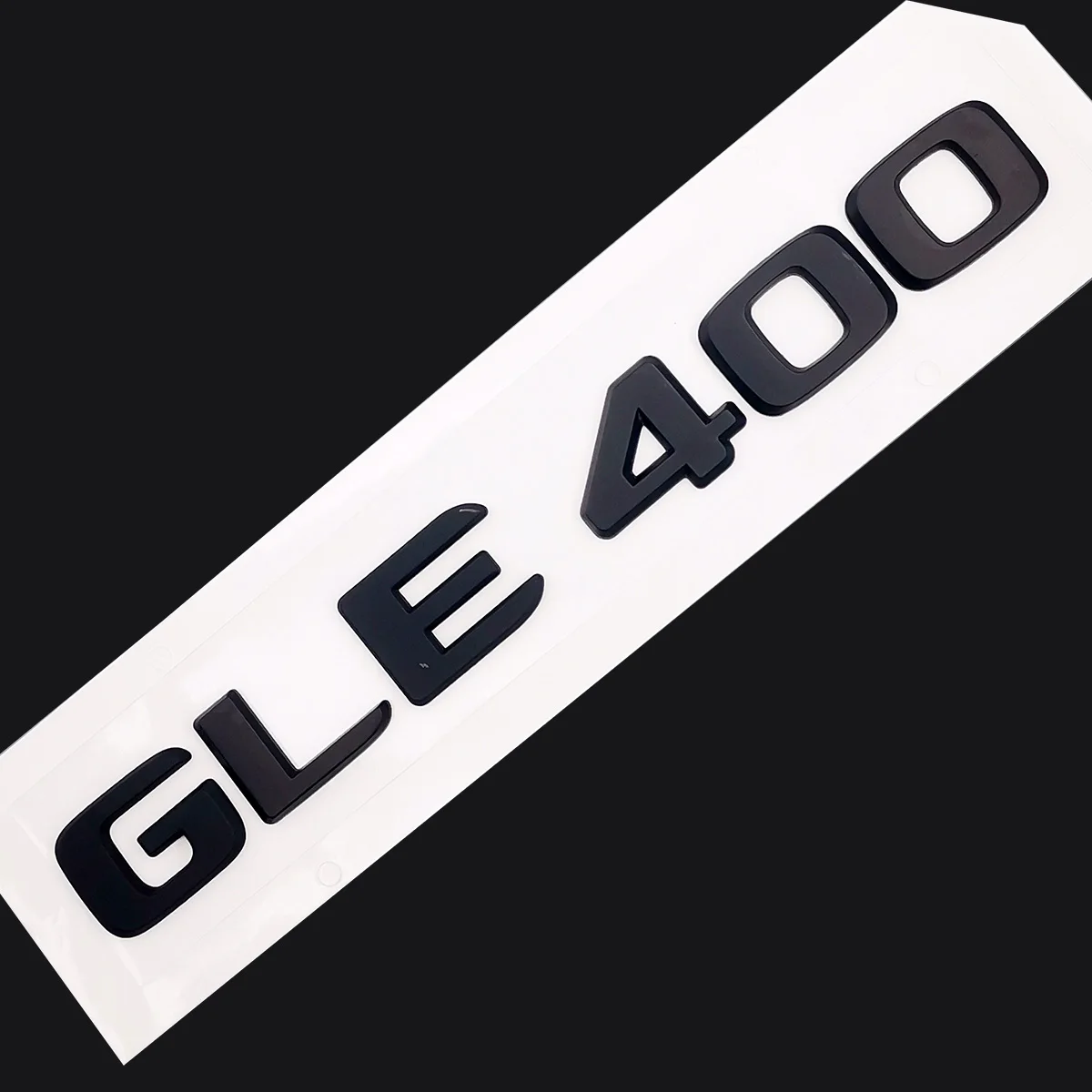 Pôvodnej Veľkosti 1:1 Auto zadné ostrohové Znak Počet listov Auto Nálepky Na Mercedes Benz GLE 400 GLE400 Chrome Silver/ Matný Čierny 0