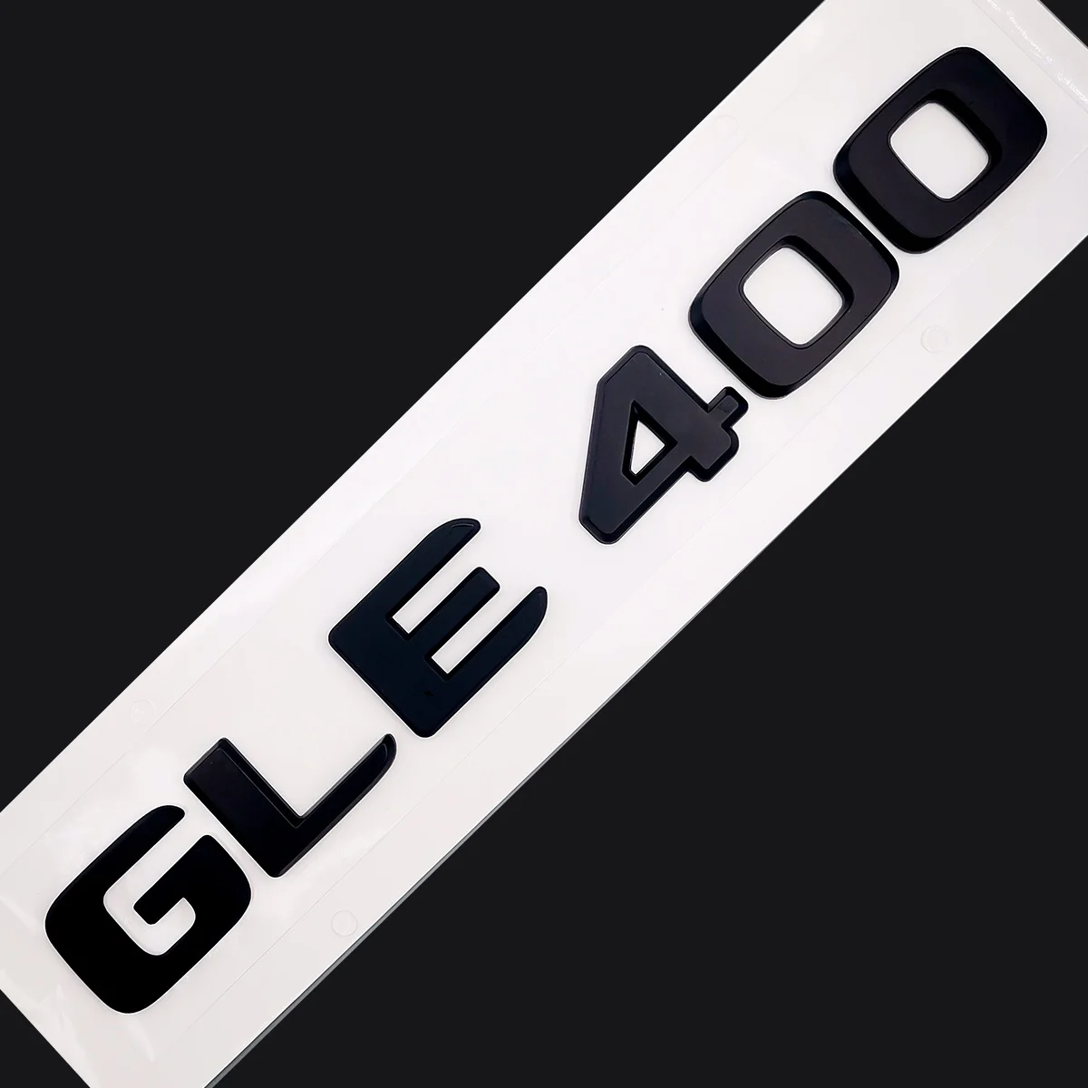 Pôvodnej Veľkosti 1:1 Auto zadné ostrohové Znak Počet listov Auto Nálepky Na Mercedes Benz GLE 400 GLE400 Chrome Silver/ Matný Čierny 4
