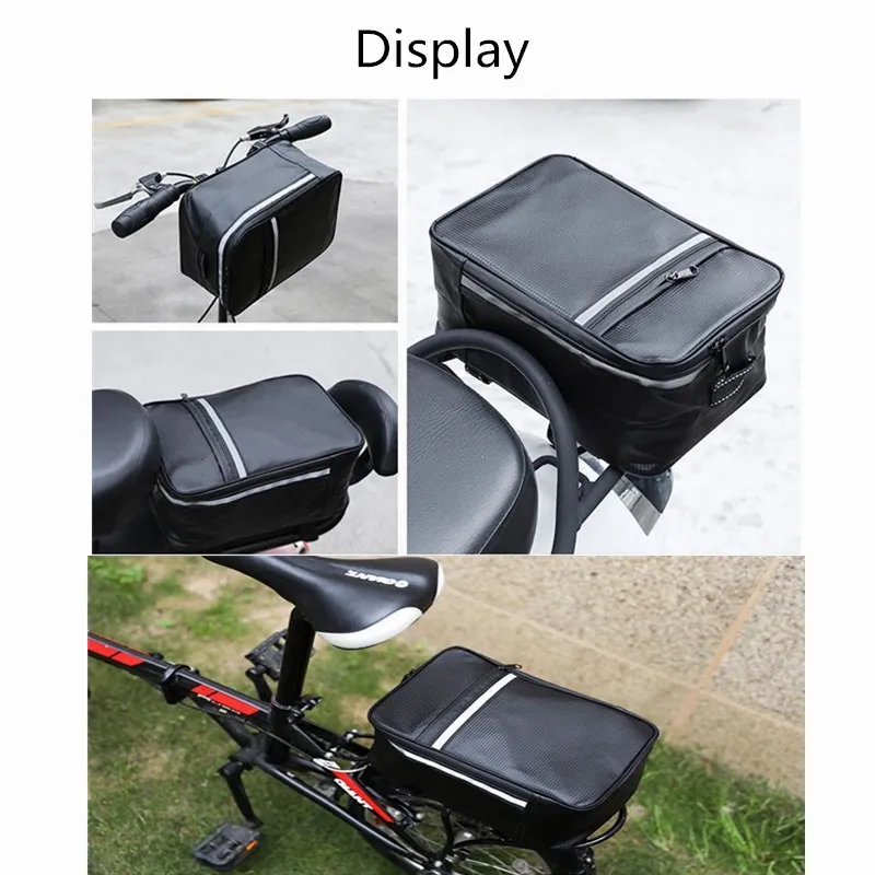 Požičovňa Veľká-kapacita Vrecka Vodotesný Úložný Box na Batérie MTB/Cestný Bicykel Black Kamufláž 30x18x12cm 1