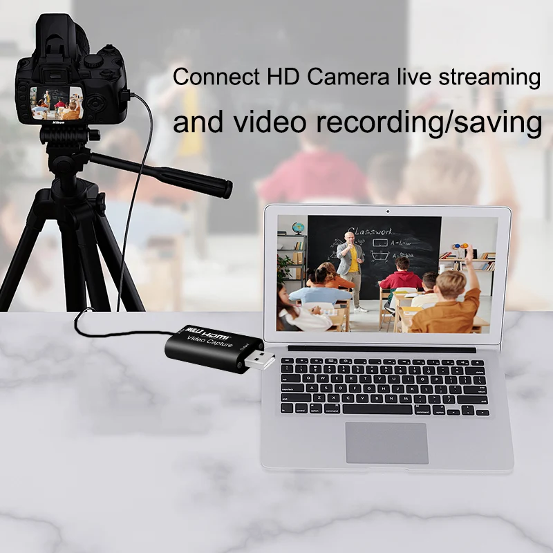 Rullz Originálne HDMI 1080P Video Capture Karty OBS Live Streaming Hd Kamery Zachytiť USB Hra Grabber, Záznamník Box pre PS4 XBOX NS 1