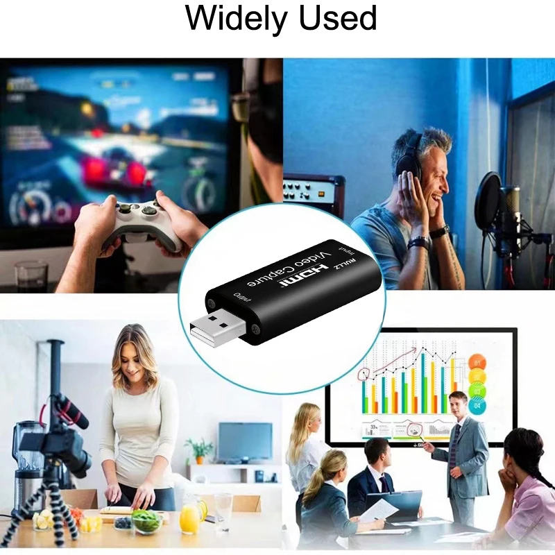 Rullz Originálne HDMI 1080P Video Capture Karty OBS Live Streaming Hd Kamery Zachytiť USB Hra Grabber, Záznamník Box pre PS4 XBOX NS 3