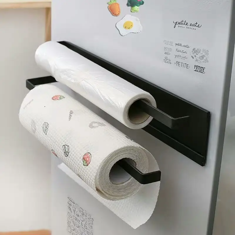 Kúpeľňa Magnet Uterák Rack Toaletný Papier Držiak Na Domácej Kuchyni Stene Organizátor 5