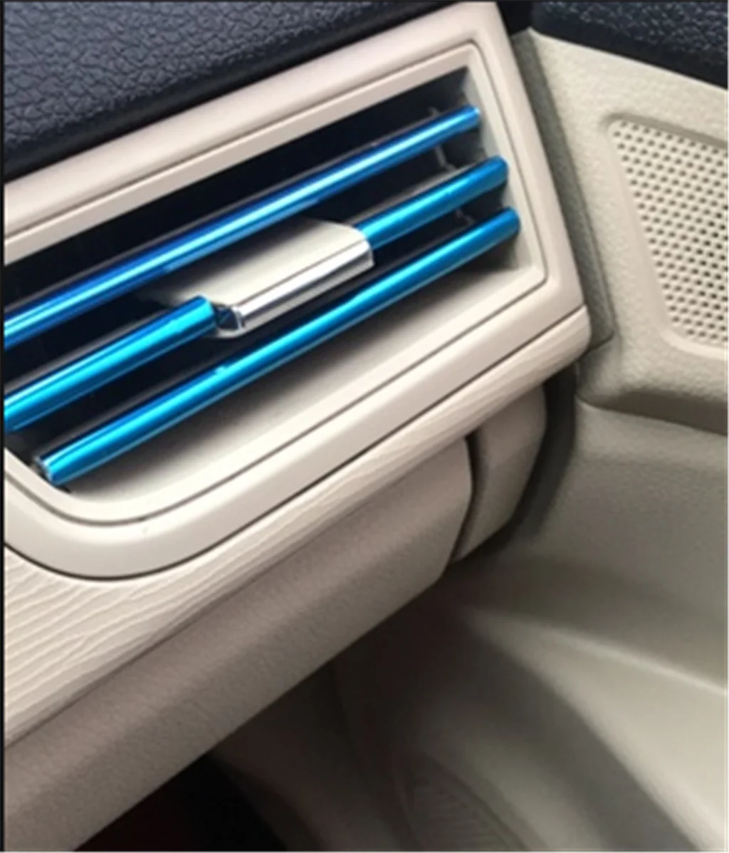 10pcs auto tvar klimatizácia zásuvky dekoratívne pásy osobnosti pre BMW 330e M235i Kompaktný 520d 518d 428i 530d 130i 3
