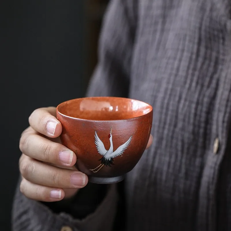 1pcs/3ks Čína Keramické Šálku Kávy Porcelánu Osobné Jednej Šálky Čaju Keramiky Drinkware Víno Hrnček Veľkoobchod Vody Drinkware 4