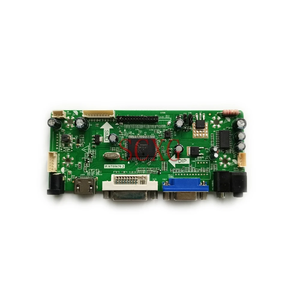 1440*900 LVDS 30 Pin, LCD displej 2CCFL Fit LM171W02/LM171WX3/LP171WP3 DVI VGA HDMI kompatibilné s DIY Kit M. NT68676 radič rada 5