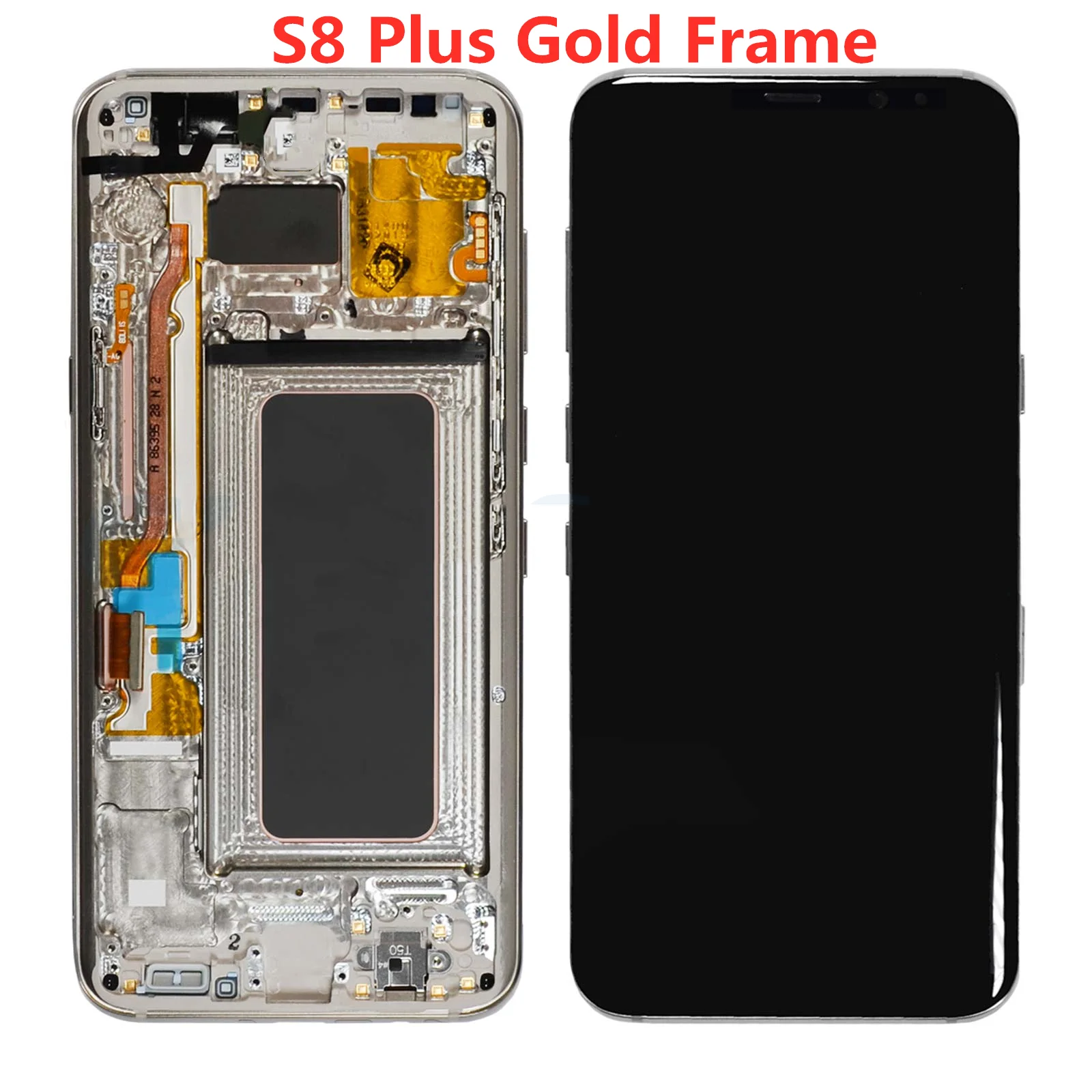 Pôvodný Pre Samsung Galaxy S8 LCD S Rámom G950F G950U Dotykový Displej S8 Plus G955F G955U Dotykový Displej Montáž Silné popáleniny / poleptanie 4