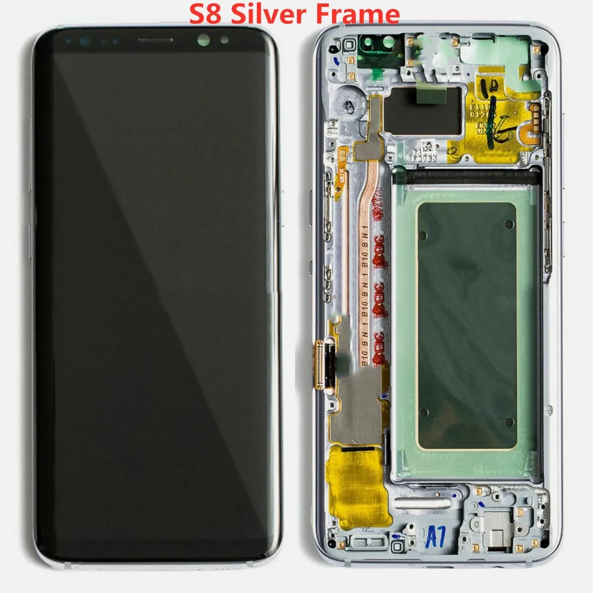 Pôvodný Pre Samsung Galaxy S8 LCD S Rámom G950F G950U Dotykový Displej S8 Plus G955F G955U Dotykový Displej Montáž Silné popáleniny / poleptanie 5