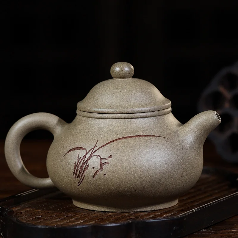 Baixin fialová hliny kanvica Yixing surovej rudy zelená popola hliny písmom Zen čaj pan hrniec darček 3