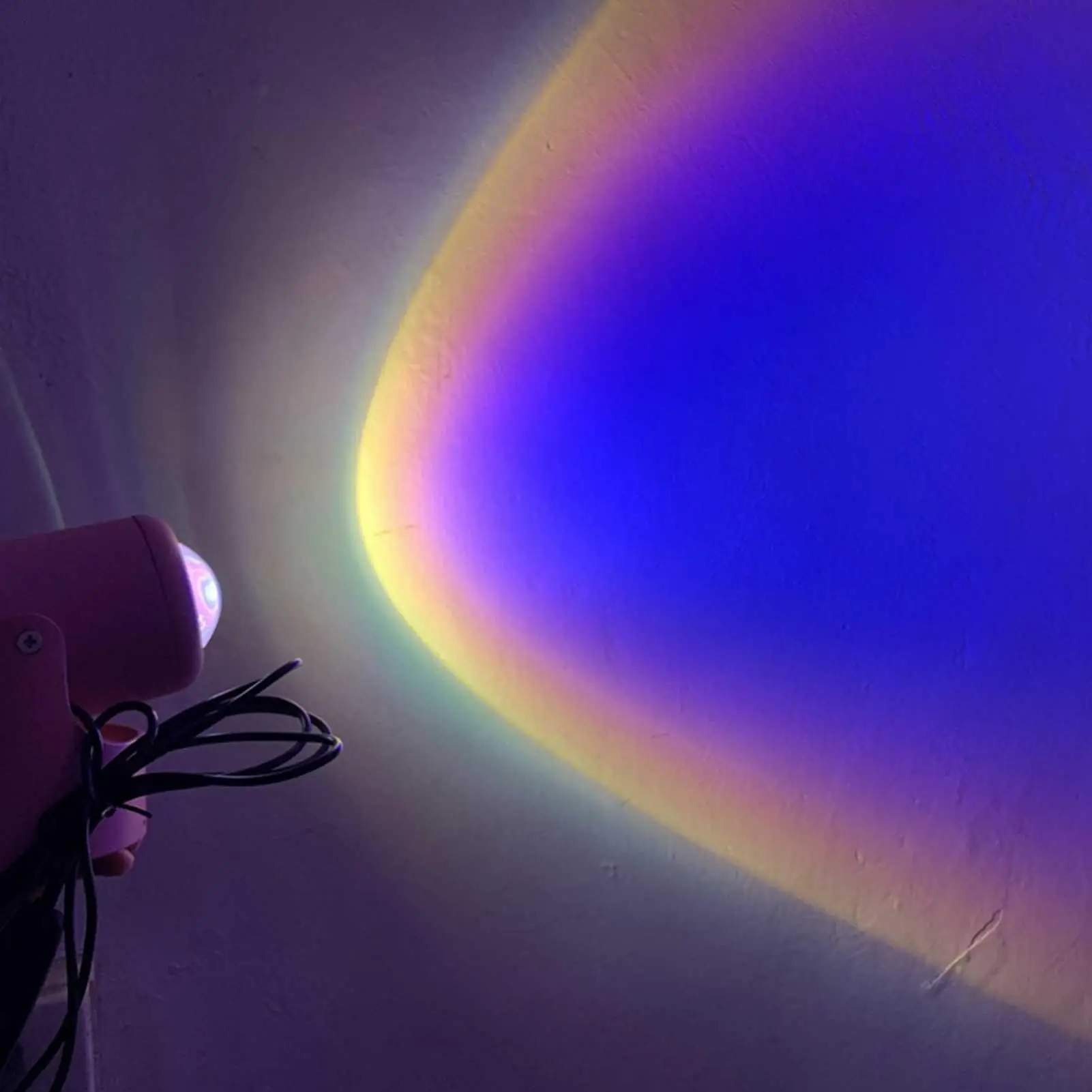 5W Auto západu Slnka na Projekčnej Lampy Interiérové LED Romantickú Atmosféru Okolia Projektor USB Auto Dekorácie Noc Domova Svetlá 5