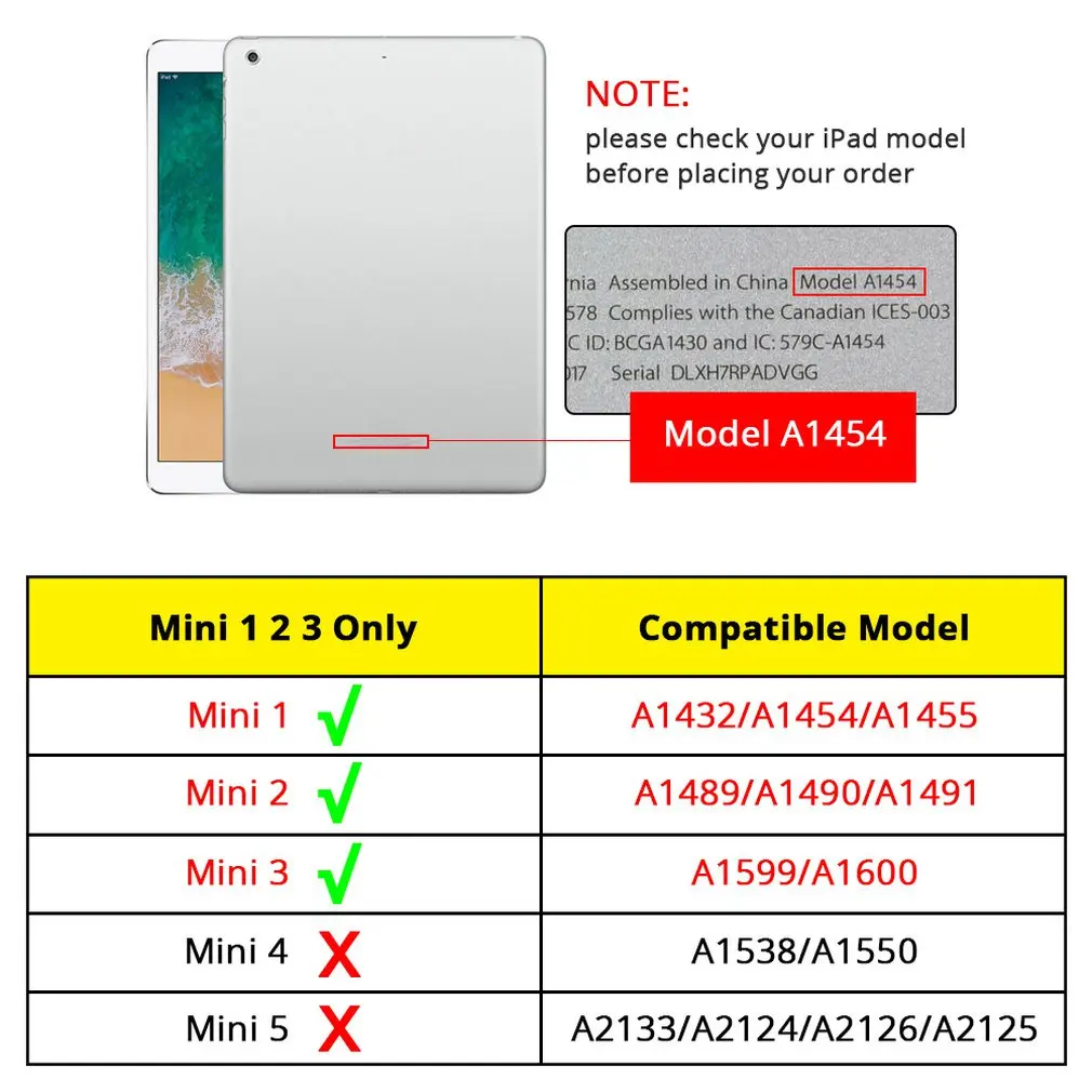 Pre iPad Vzduchu 1 2 Smart Stand Magnetické Kožené puzdro Profesionálne a Štýlové Pre ipad mini 1/2/3 PU Silikónové Mäkké Pokrytie 5