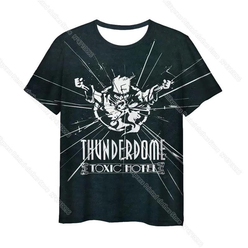 Letné Unisex Thunderdome 3D Tlač T-košele pre Dospelých v Pohode Anime, T Košele Camiseta Harajuku Ženy Cartoon Tee Topy Muž Tshirts 4