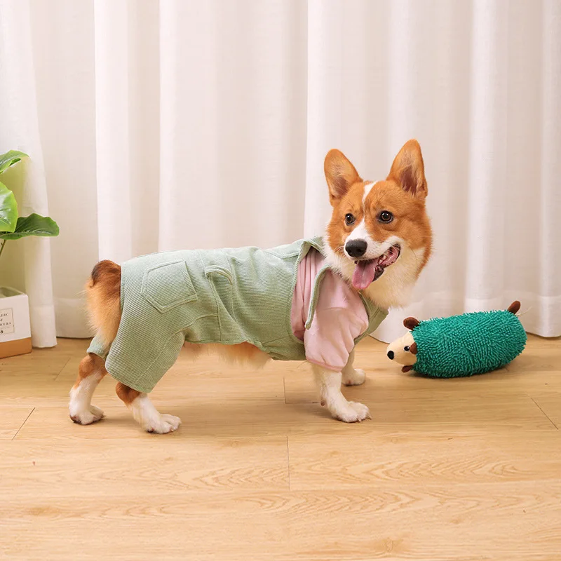 Pembroke Welsh Corgi Psie Oblečenie Jumpsuit Trakmi, Potápačské Jeseň Jar Zimné Pet Oblečenie, Psie Oblečenie Dropship Pet Produkt 1